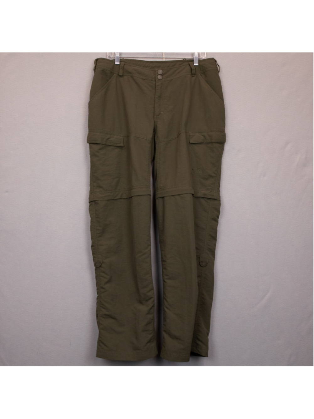 The North Face olive convertible cargo nylon pants-14